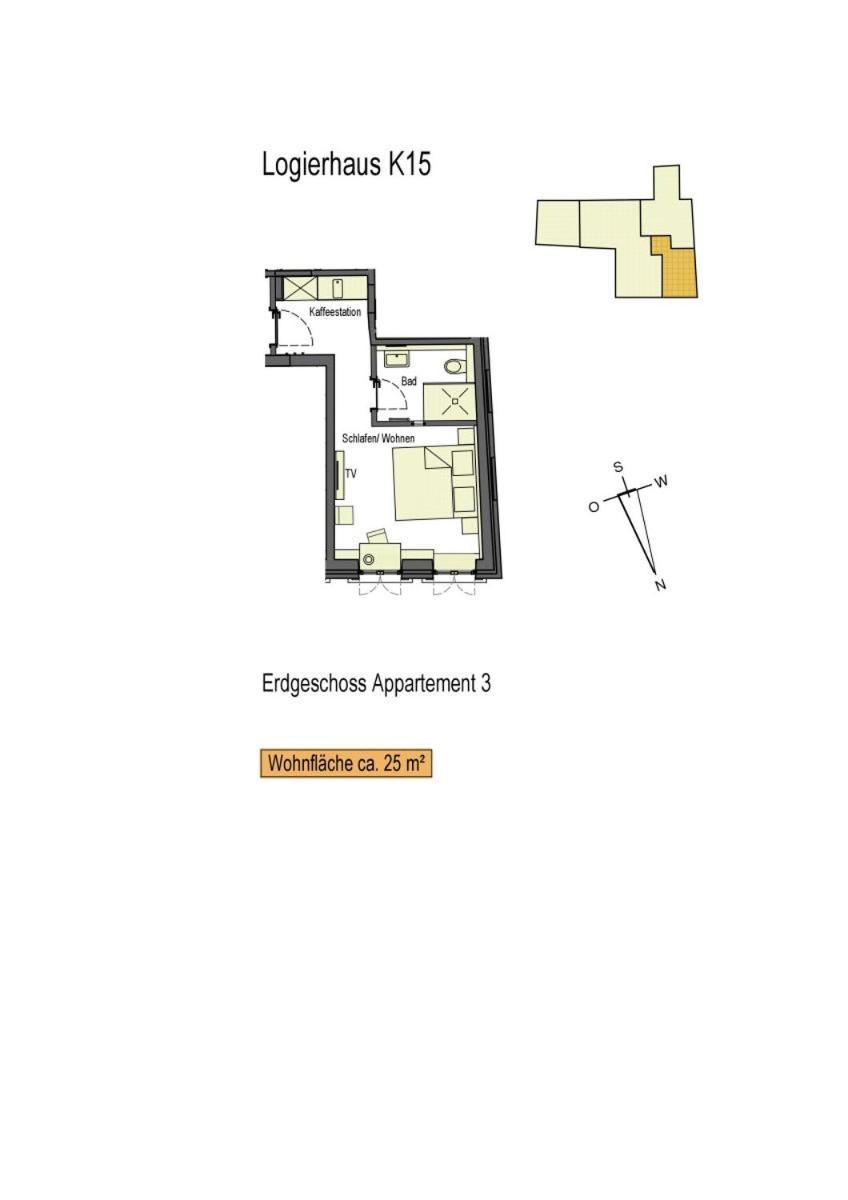 Logierhaus K15 Appartement 3 Borkum Eksteriør bilde